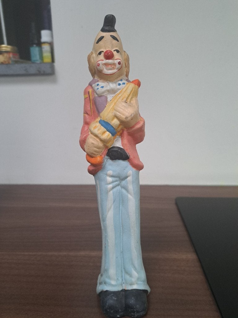 mooie clown, hoogte 24,5 cm, Ophalen of Verzenden, Zo goed als nieuw, Mens