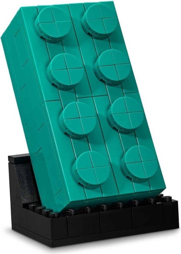 LEGO 6346102 Buildable 2x4 Teal Brick, Gebruikt, Overige thema's, Lego, Accessoire