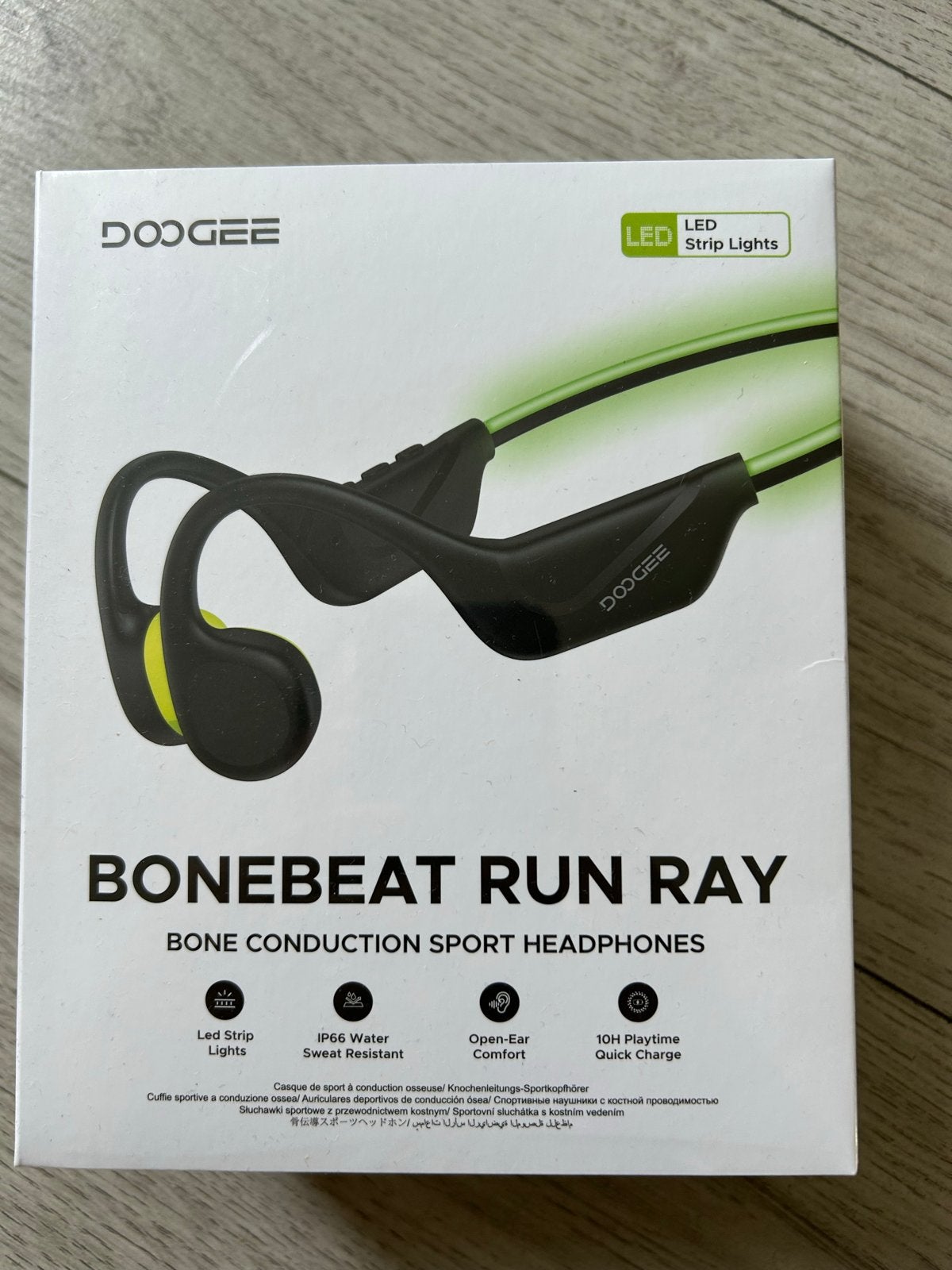DOOGEE Bonebeat Run Ray Bone Conduction Sport Koptelefoon, Ophalen, Nieuw, Overige merken, Draadloos