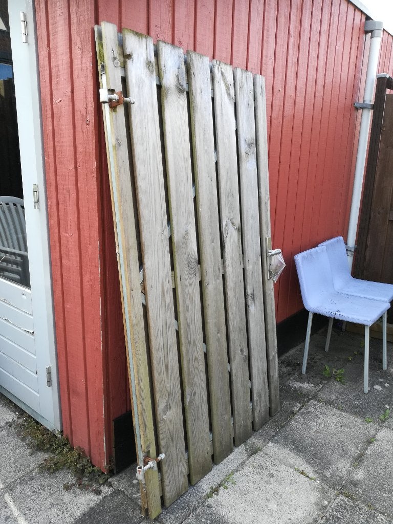 Hek te koop 100 breed hoogte 180, Ophalen, Gebruikt, 150 tot 200 cm, Hout