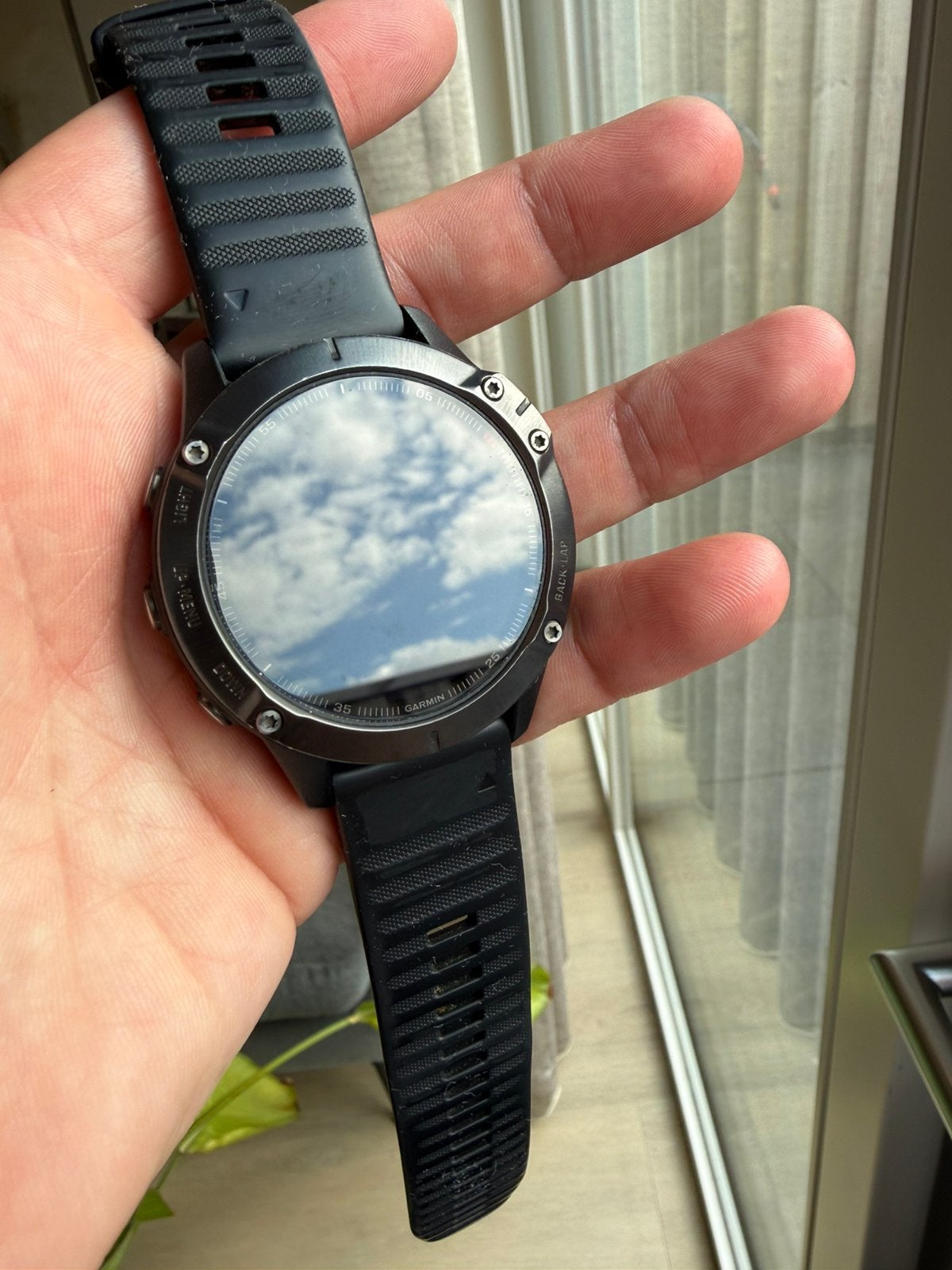 Garmin Fenix 6 Sapphire (47mm), Ophalen, Gebruikt, Zwart, Waterdicht