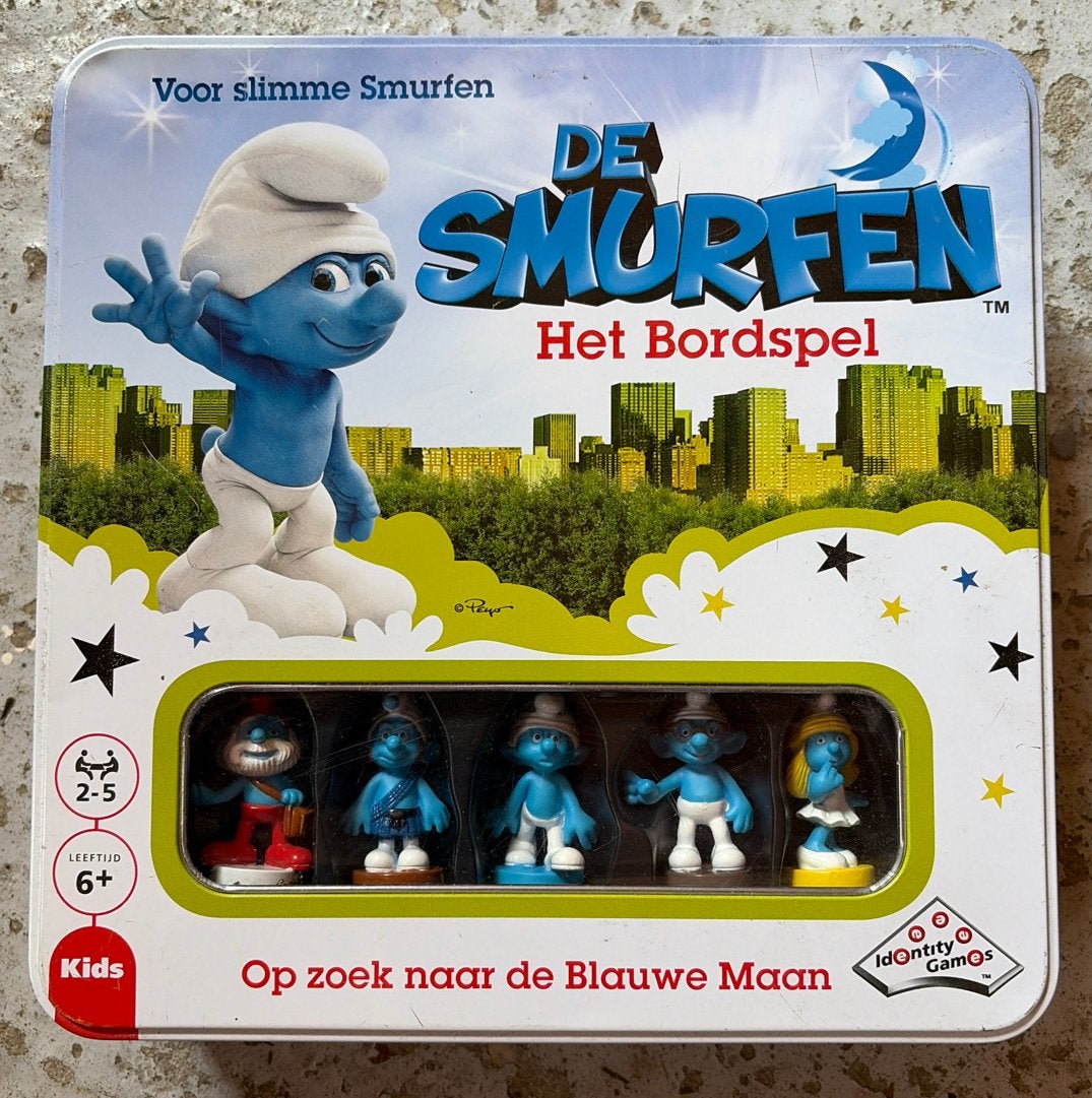 De Smurfen: Het Bordspel - Op zoek naar de Blauwe Maan, Drie of vier spelers, Ophalen of Verzenden, Gebruikt