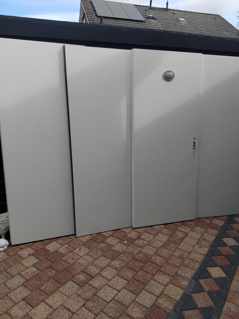 opdekdeuren gratis op te halen, Doe-het-zelf en Verbouw, Deuren en Horren, Ophalen, Gebruikt, 80 tot 100 cm, Binnendeur
