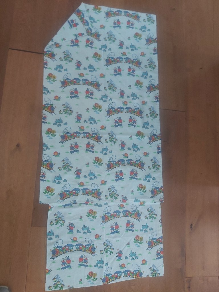 Schattig dekbedhoesje met treintjes en dieren, Gebruikt, Overige merken, Dekbedovertrek, Ophalen of Verzenden