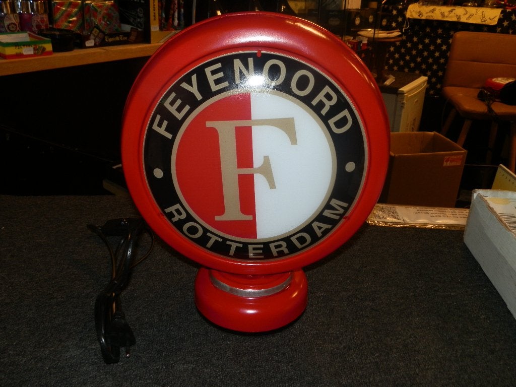 Lamp led mancave Feyenoord en Ajax, Ophalen of Verzenden, Nieuw, E27 (groot), Led-lamp