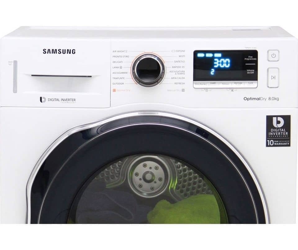 Foto 3 van Samsung Warmtepompdroger DV80M6210CW - 8 kg - Energielabel