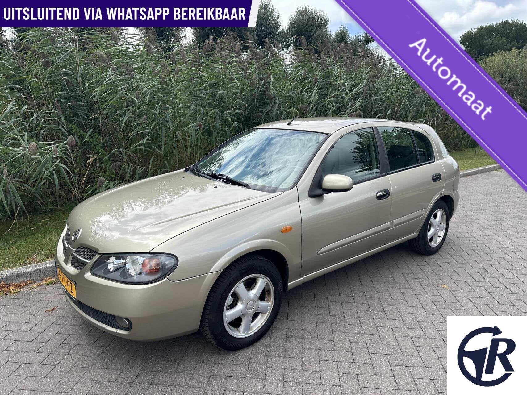 Nissan Almera 1.8 Acenta Automaat Airco APK SEP 2027, Auto's, Gebruikt, Huisgarantie, 4 cilinders, Met garantie (alle)