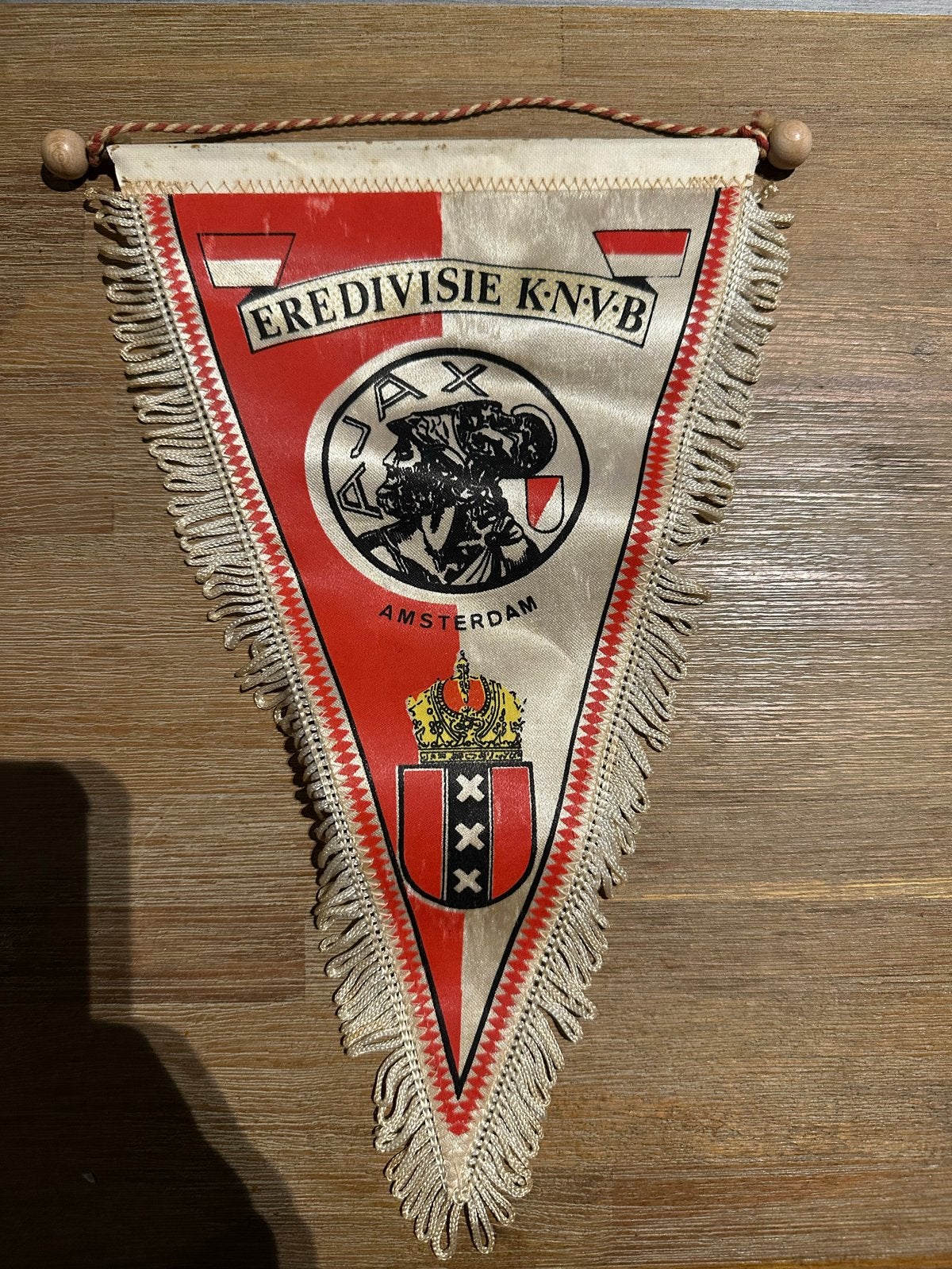 Vintage Ajax vaantje, Verzamelen, Ophalen of Verzenden, Gebruikt, Ajax, Vaantje of Sjaal