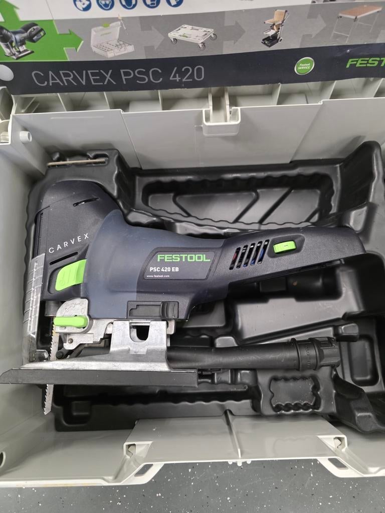 Festool CARVEX PSC 420 EB Decoupeerzaag, Decoupeerzaag, 600 tot 1200 watt, Ophalen of Verzenden, Zo goed als nieuw