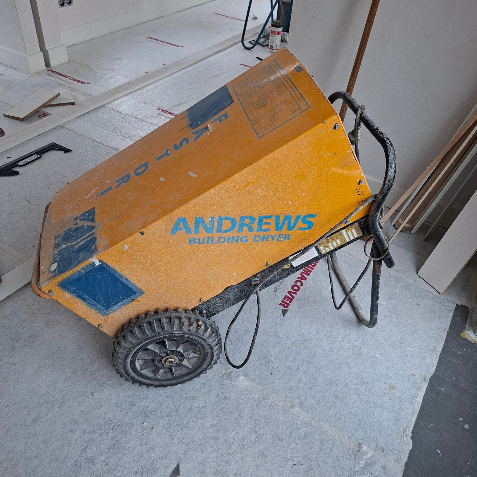 bouwdroger,  ventilator en kachels, Ophalen, Gebruikt, Ventilator en Afzuiger