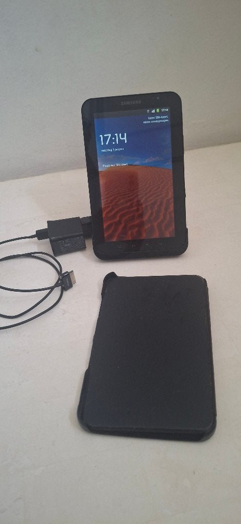 Samsung Galaxy tab p-1000 wit, 10 inch, Gebruikt, P-1000, Samsung galaxy
