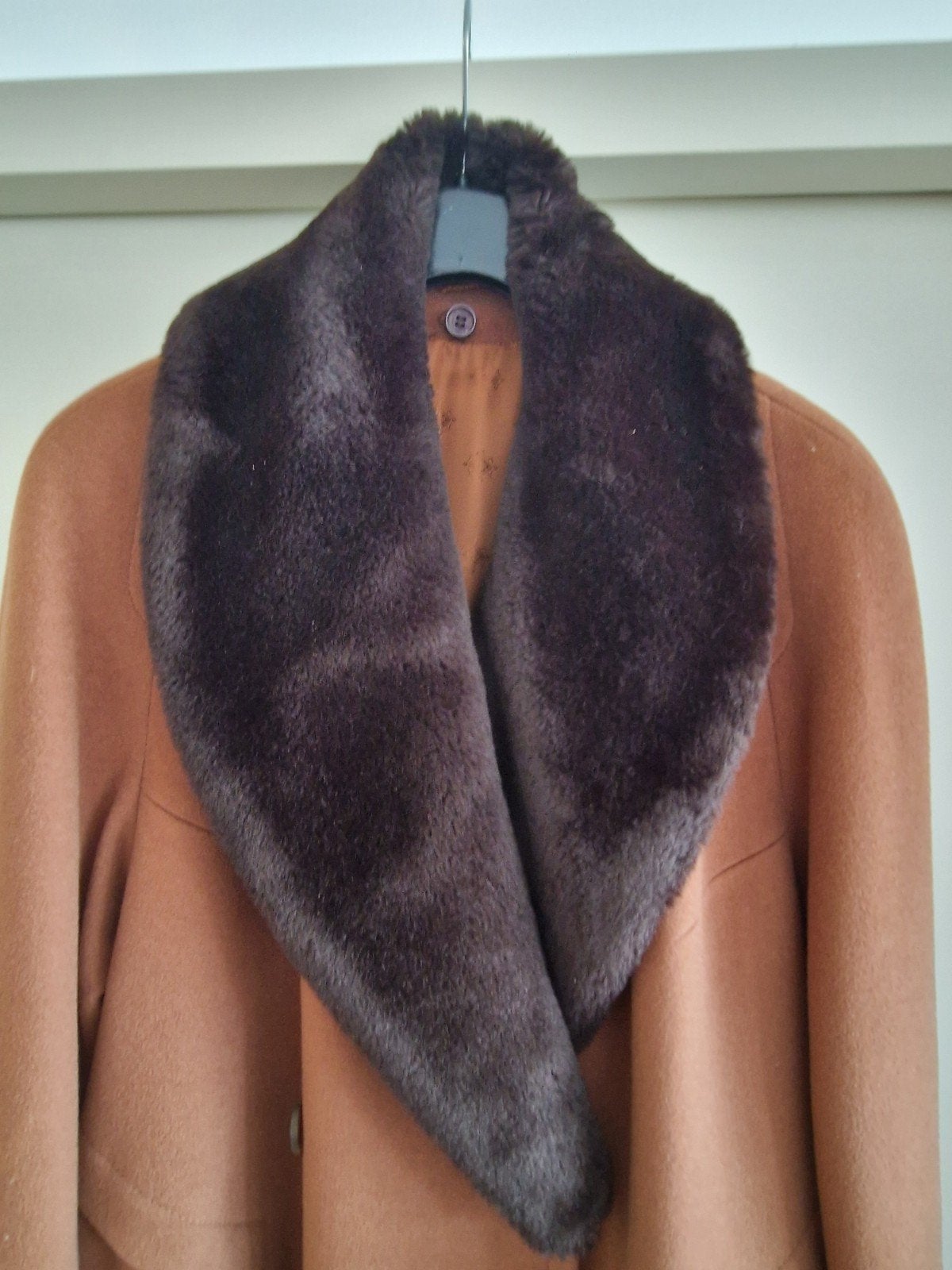 Franz Mertens Camel-Cashmere dames winterjas mt 44/46, Kleding | Dames, Jassen | Winter, Ophalen of Verzenden, Zo goed als nieuw