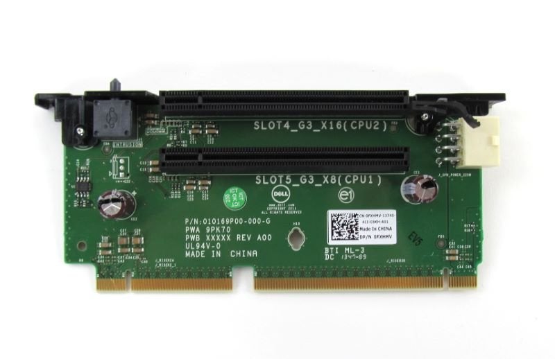 Dell R720 R720xd PCIe Riser Board #2 FXHMV, Dell B.V., Info@dell.com, Transformatorweg 38-72, 1014 AK Amsterdam