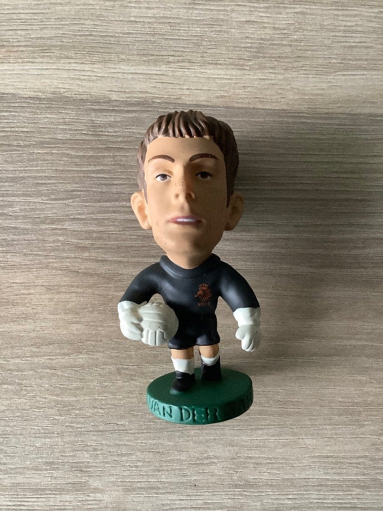Poppetje Edwin Van Der Sar bij Oranje, Ophalen of Verzenden, Zo goed als nieuw, Overige binnenlandse clubs, Beeldje of Poppetje