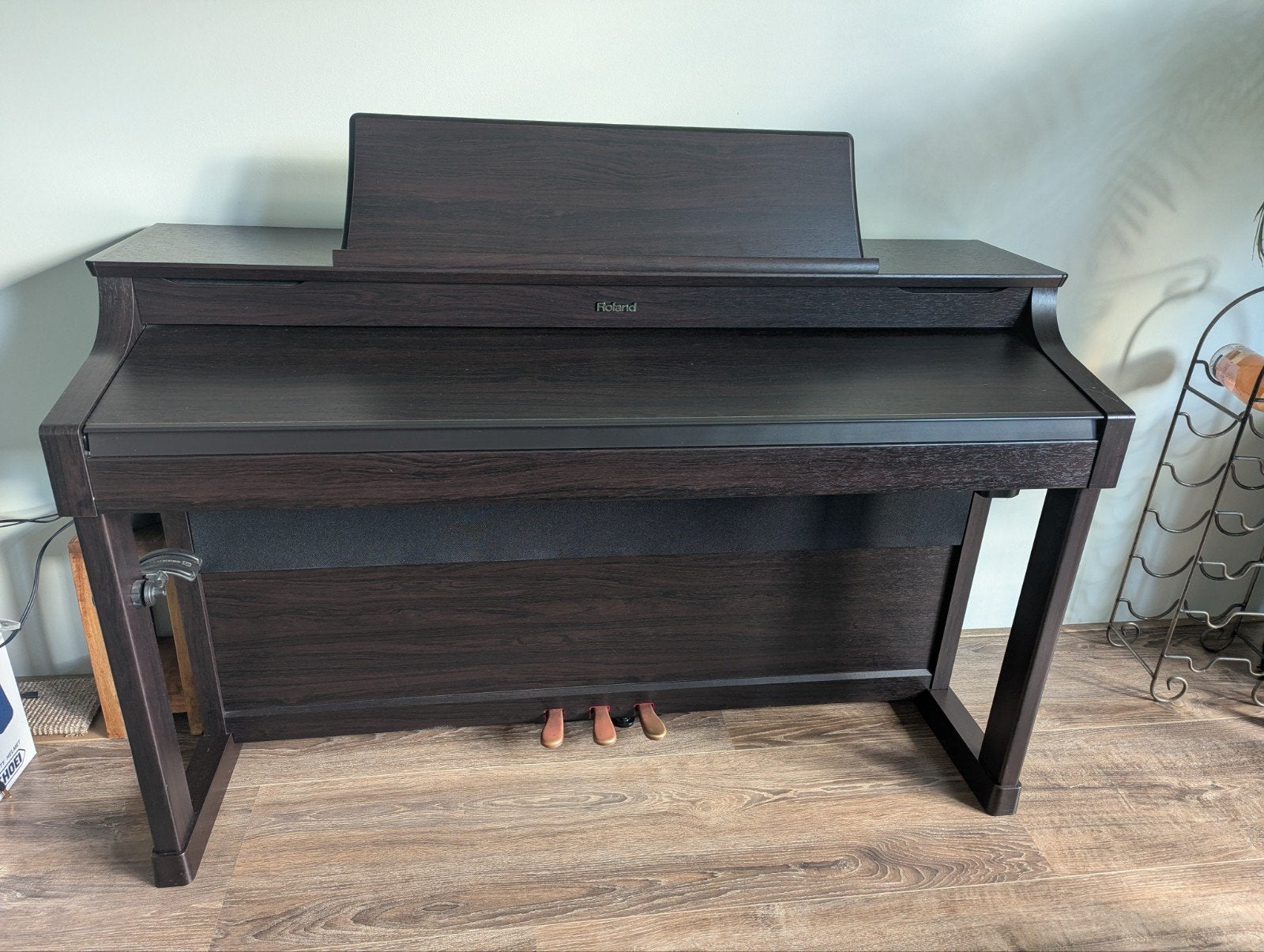 Roland HP307 Digitale Piano - Zeer goede staat, Muziek en Instrumenten, Ophalen, Bruin, Digitaal, Zo goed als nieuw