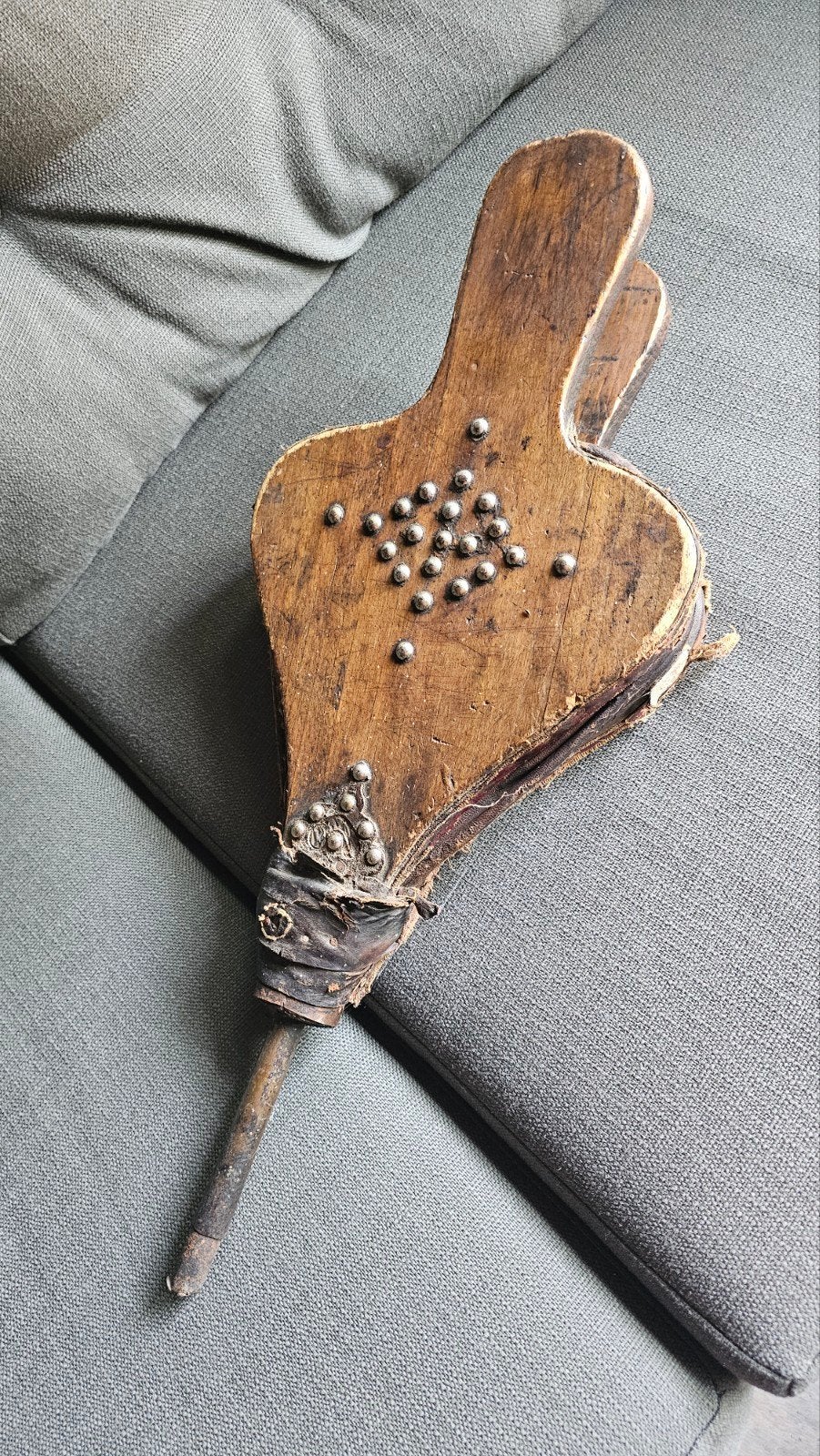 Brocante blaasbalg - decoratief en functioneel, Ophalen of Verzenden