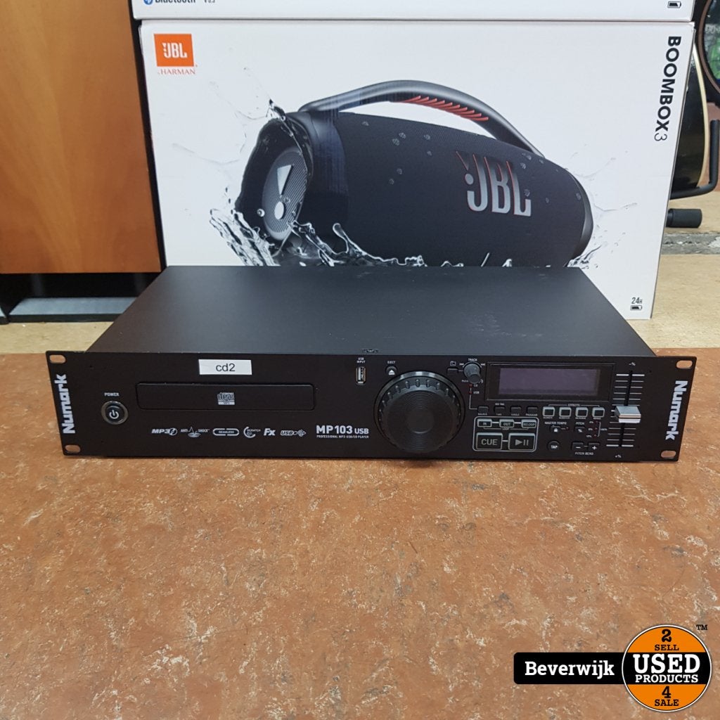 Numark MP103USB Mediaspeler, Numark, Gebruikt, Support@numark.com, Numark Industries
200 Scenic View Drive
Cumberland, RI 02864-1813
USA