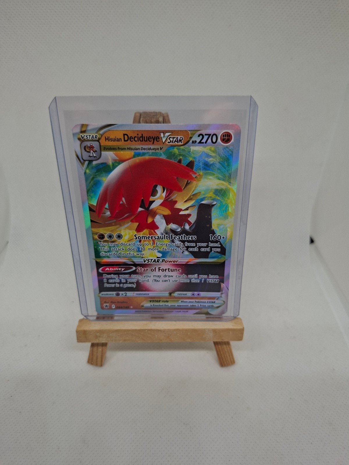 Pokemon kaart Decidueye 084/189, Ophalen of Verzenden, Zo goed als nieuw