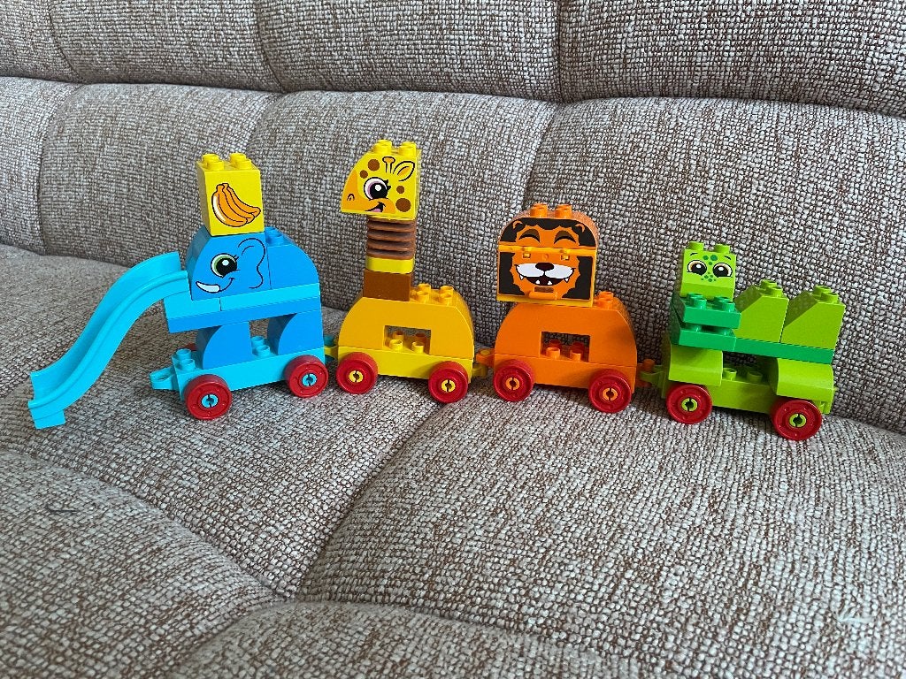 Duplo dieren trein, Ophalen of Verzenden, Zo goed als nieuw, Duplo