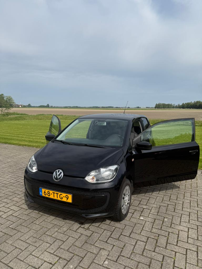 Volkswagen up! 1.0 44KW 2012 Zwart, Voorwielaandrijving, Up!, 840 kg, 4 stoelen
