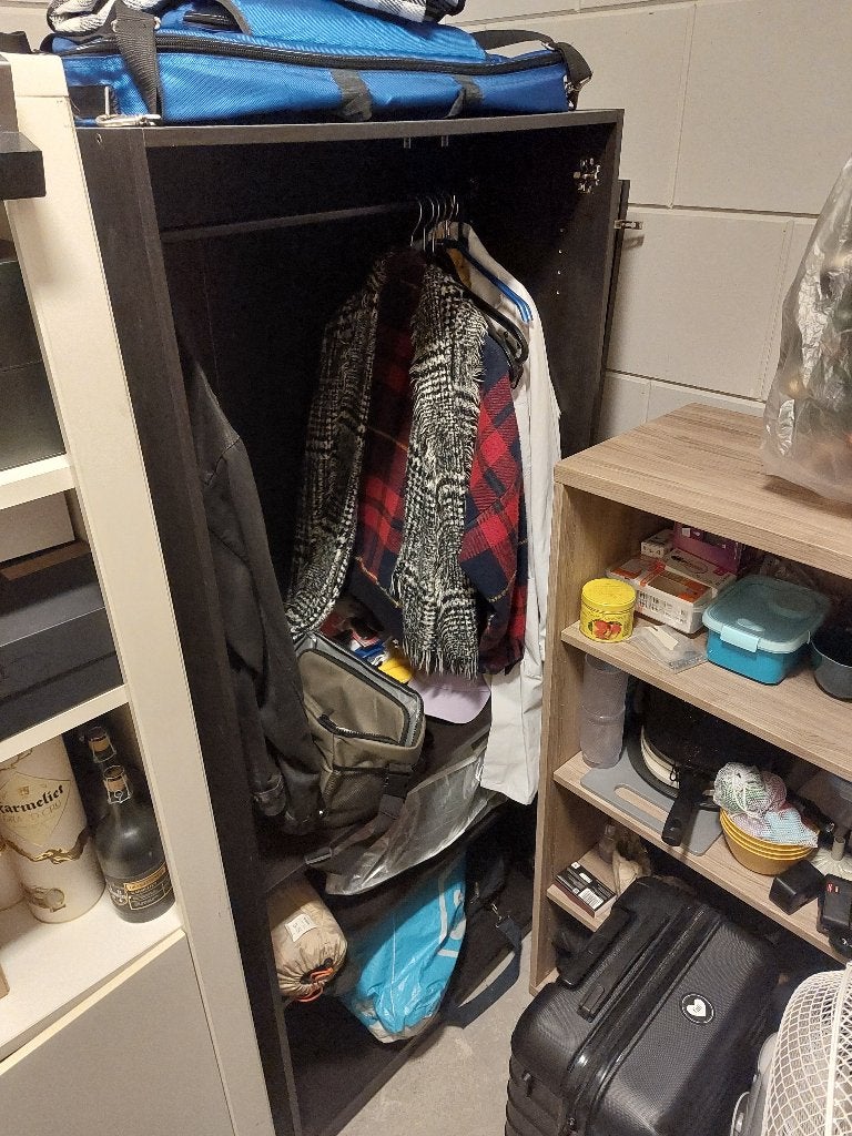 IKEA RAKKESTAD kledingkast met 2 deuren, Ophalen, Met deur(en), Gebruikt, Scandinavisch