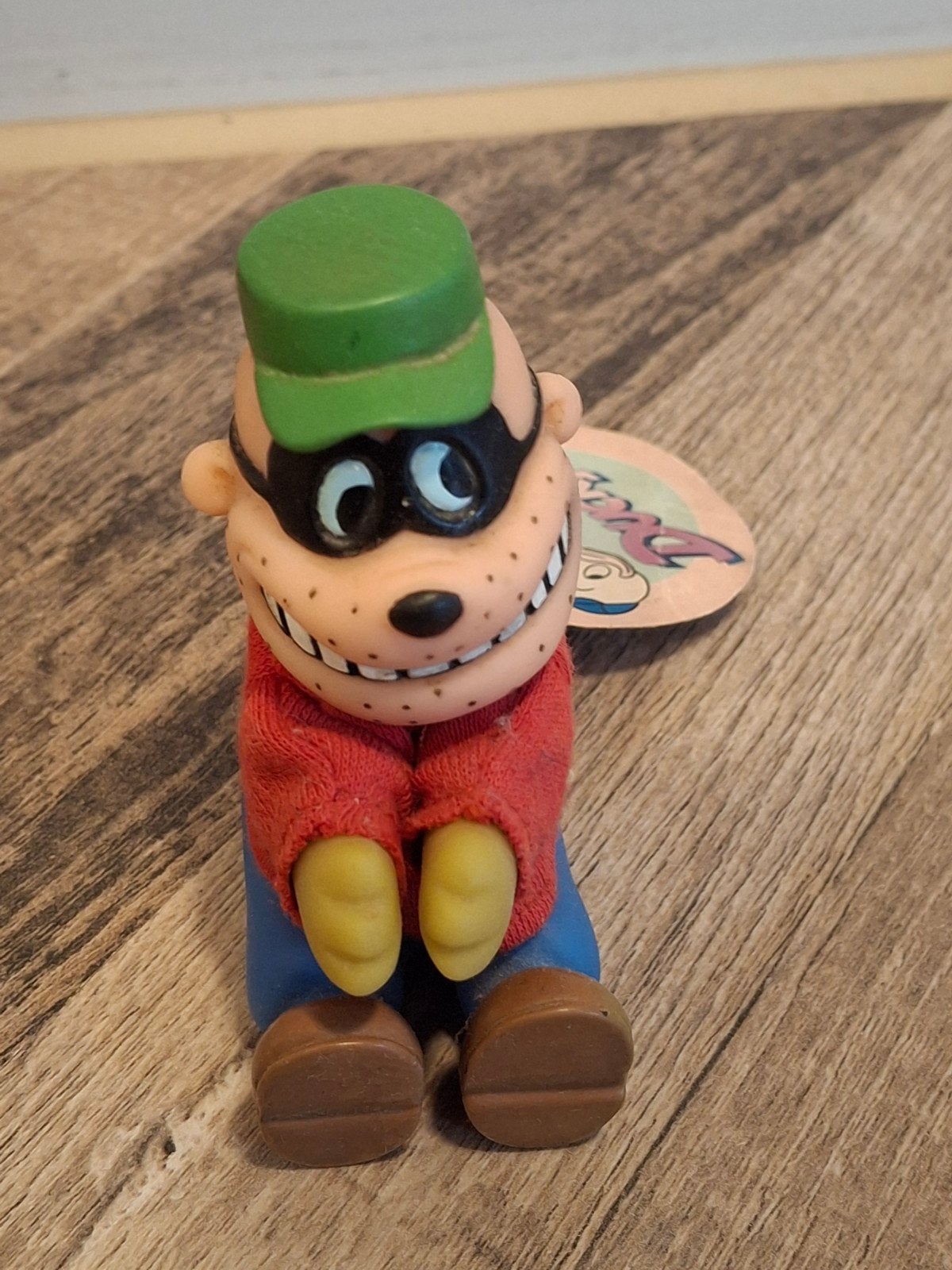 Disney Ducktales Zware Jongen Beagle Boy knijpfiguur vintage, Verzamelen, Ophalen of Verzenden, Nieuw, Film, Actiefiguur of Pop