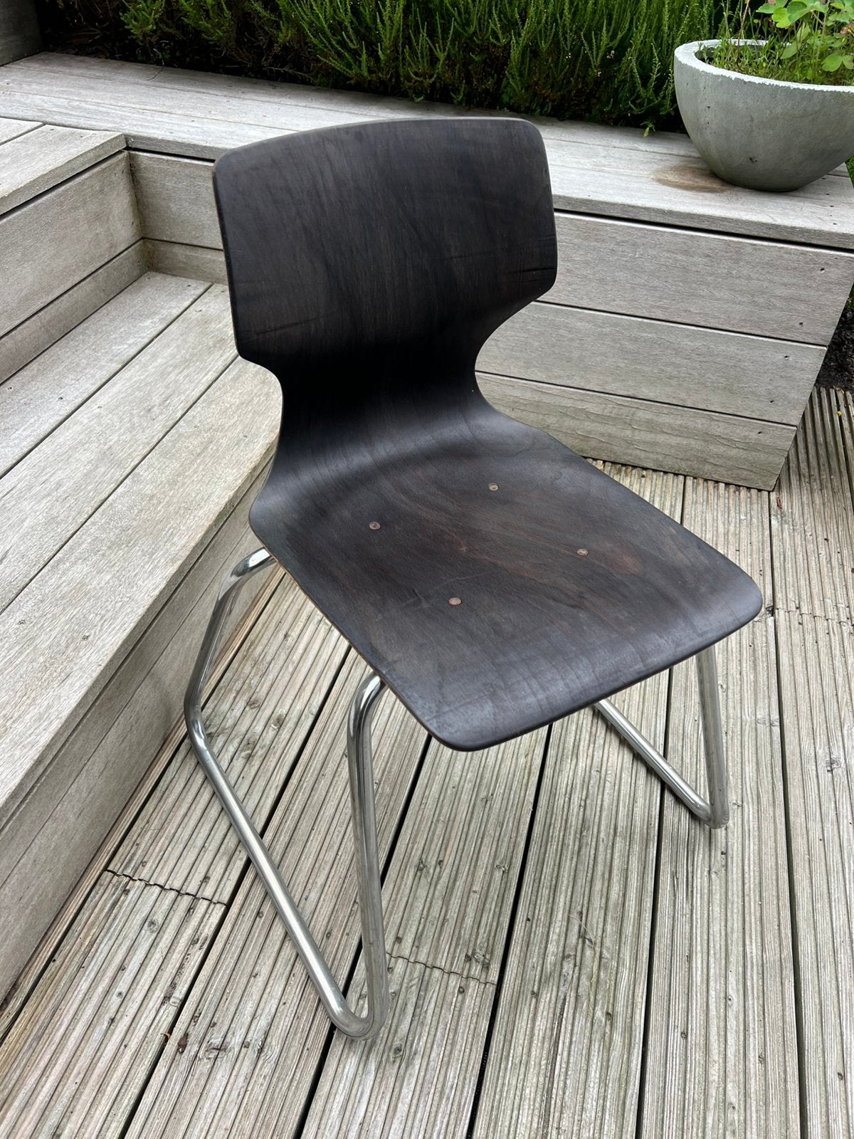 Flötotto Pagholz stoel, Ophalen, Modern design, Gebruikt, Bruin