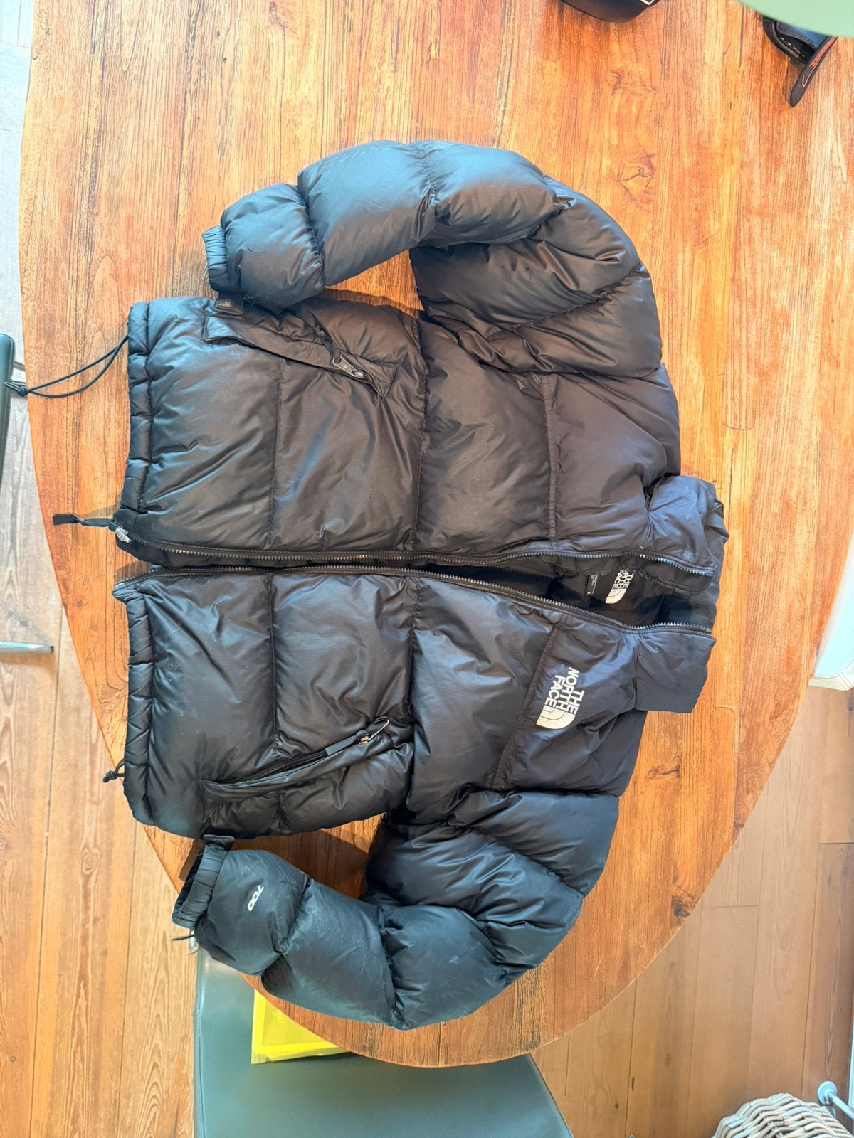 North face puffer jas maat L, Ophalen of Verzenden, Zo goed als nieuw, Maat 52/54 (L), Zwart