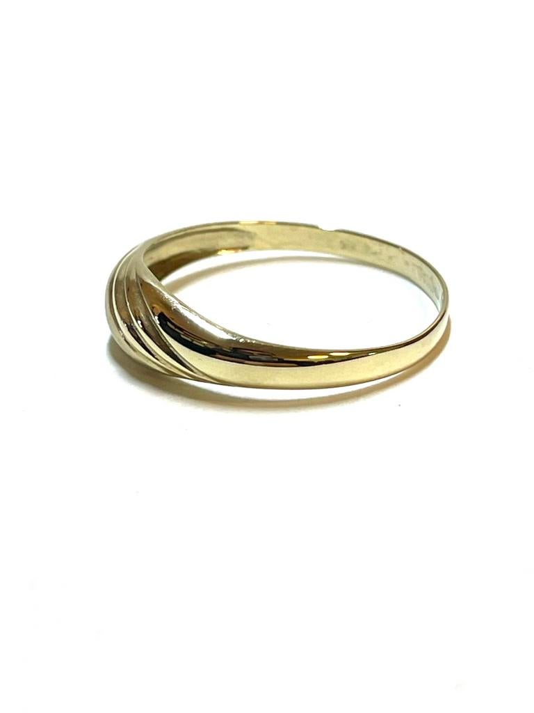 14k gouden ring, 18 tot 19, -, -, Ophalen of Verzenden