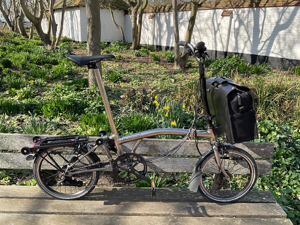 UITZONDERLIJKE BROMPTON NICKEL TITANIUM, Ophalen, Brompton, 16 tot 18 inch, Versnellingen