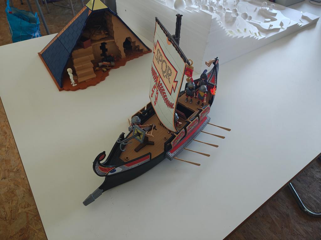 Playmobil Romeins galeischip – 5390, Kinderen en Baby's, Speelgoed | Playmobil, Ophalen of Verzenden, Gebruikt