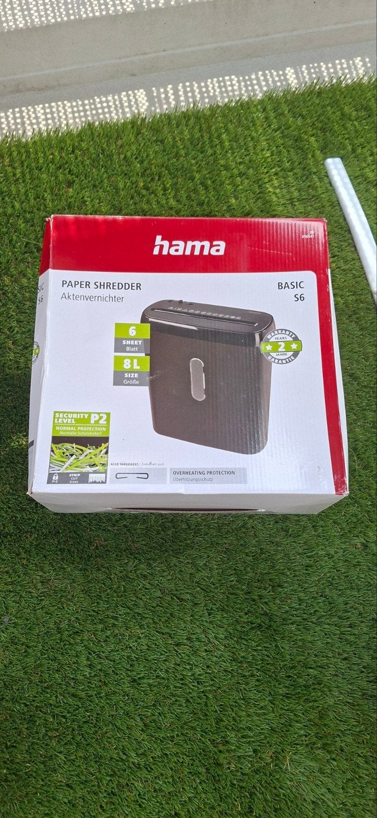 Hama papier shredder nieuw in verpakking, Ophalen of Verzenden, Nieuw