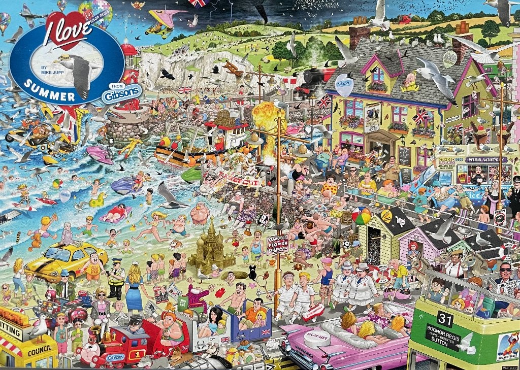 Legpuzzels 1000 stukjes, Hobby en Vrije tijd, Denksport en Puzzels, Ophalen of Verzenden, 500 t/m 1500 stukjes, Zo goed als nieuw