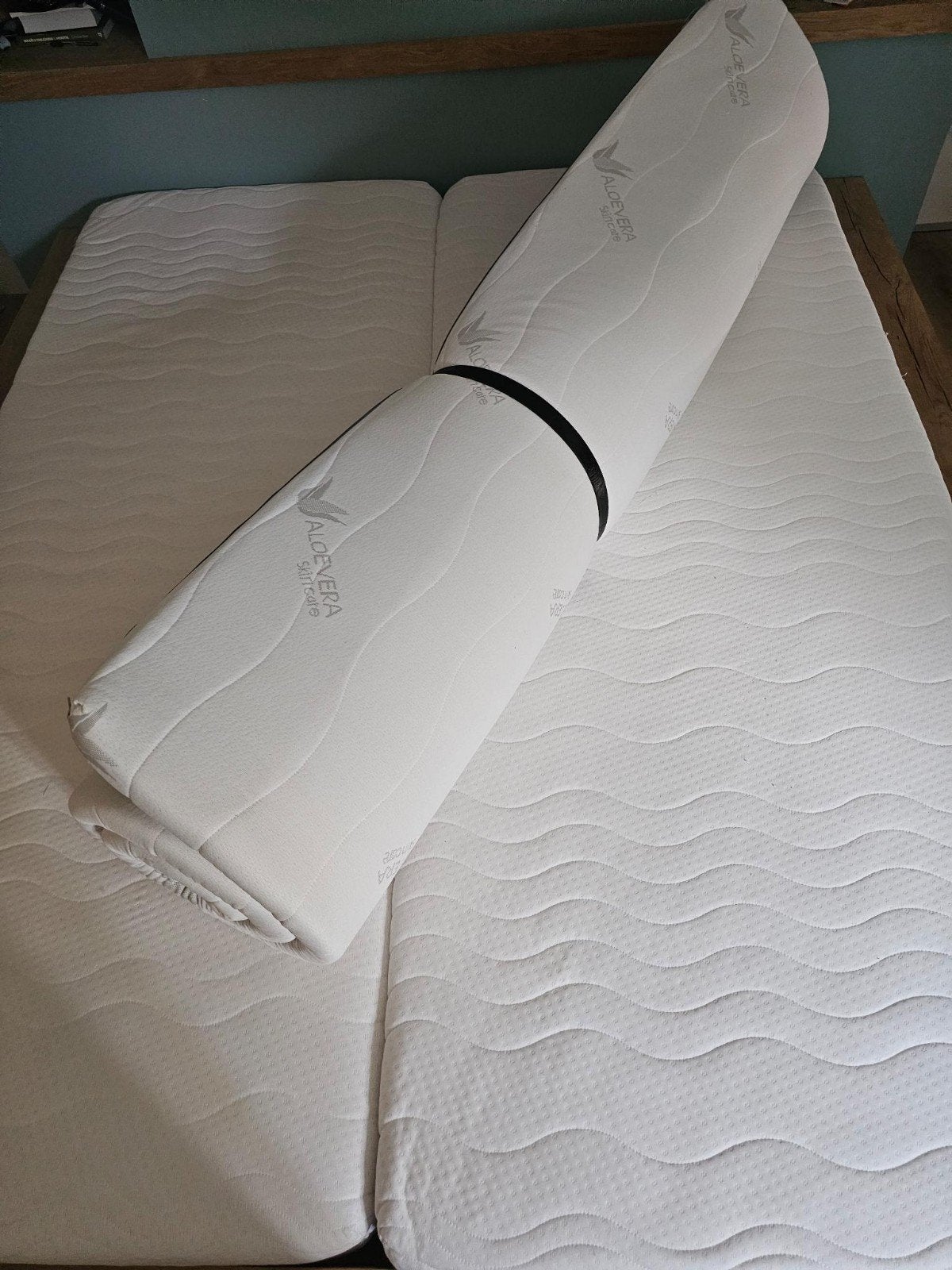 2x matras 90x220x20 cm + 1 topper 180x220, Ophalen, Gebruikt, 90 cm, Eenpersoons