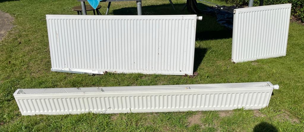 Set van 3 radiatoren, Ophalen, 30 tot 80 cm, Gebruikt, Radiator