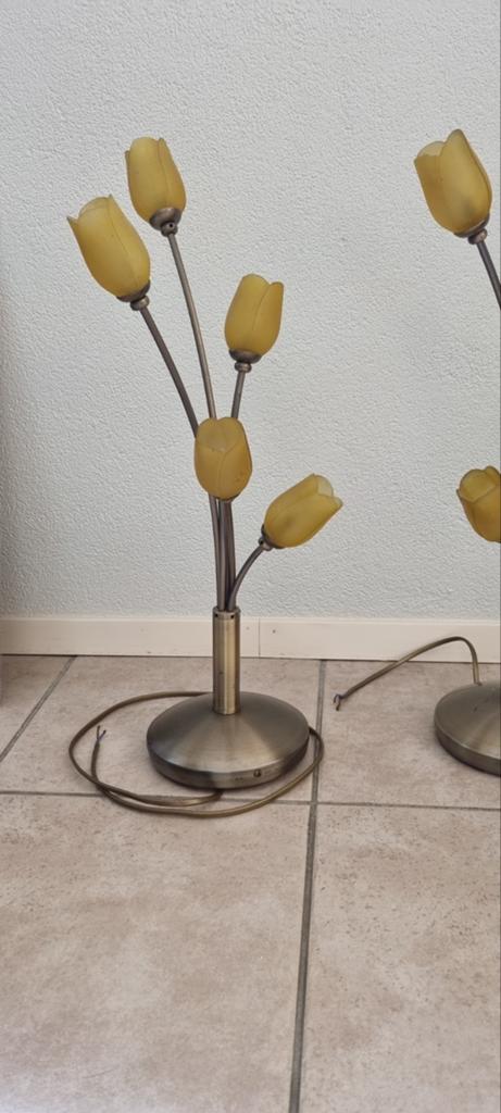 Tulp tafel lampen vintage, Ophalen of Verzenden, Minder dan 100 cm