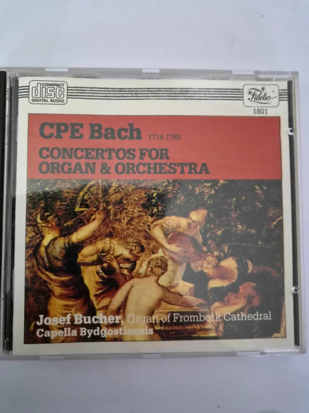 CPE Bach - Concertos for Organ & Orchestra CD, Gebruikt, Overige componisten, Soloconcert, Ophalen of Verzenden