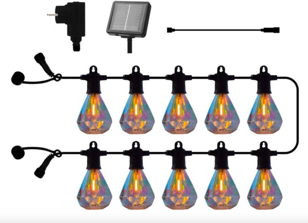 Sirius Marcus Lichtsnoer Buiten Startset 10 lampjes tuin NW, Tuin en Terras, Kunststof, Minder dan 50 watt, Ophalen of Verzenden