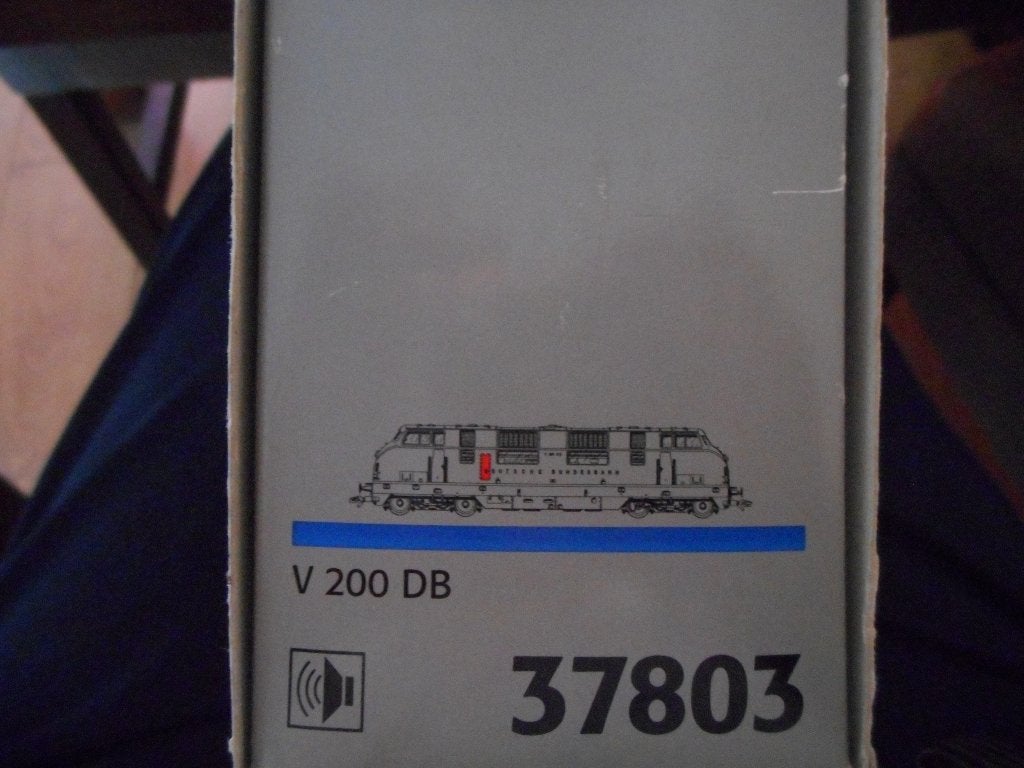 MARKLIN 37803 DB DIESELLOK BR V-200, Hobby en Vrije tijd, Wisselstroom, Locomotief, Ophalen of Verzenden, Zo goed als nieuw