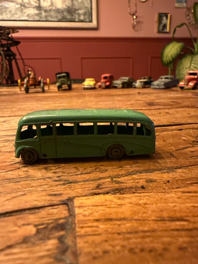 Vintage Matchbox Lesney Bedford Duple Luxury Coach Groen, Ophalen of Verzenden, Zo goed als nieuw
