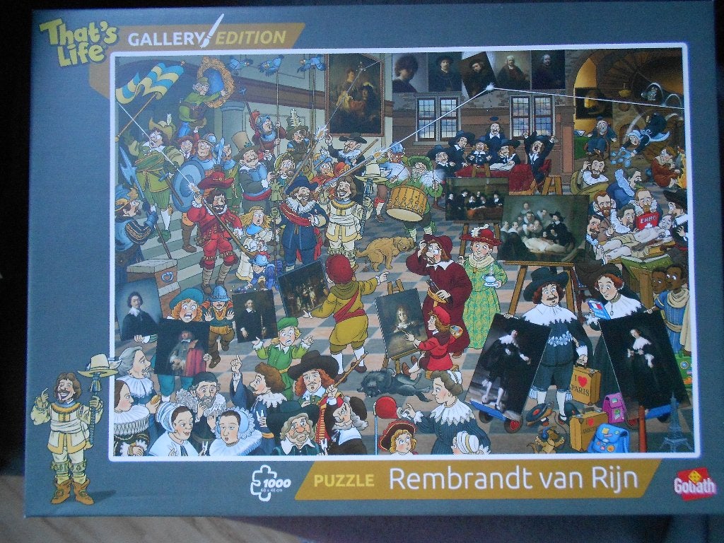 That`s life Puzzel Rembrandt van Rijn, Ophalen, 500 t/m 1500 stukjes, Nieuw, Legpuzzel
