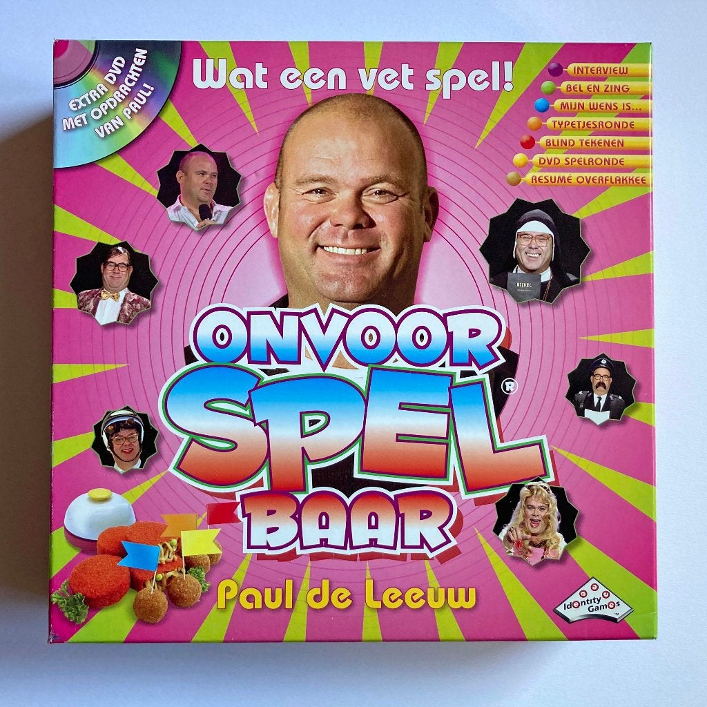 Spel Paul de Leeuw - Onvoorspelbaar - nieuw, Ophalen of Verzenden, Nieuw, Identity Games