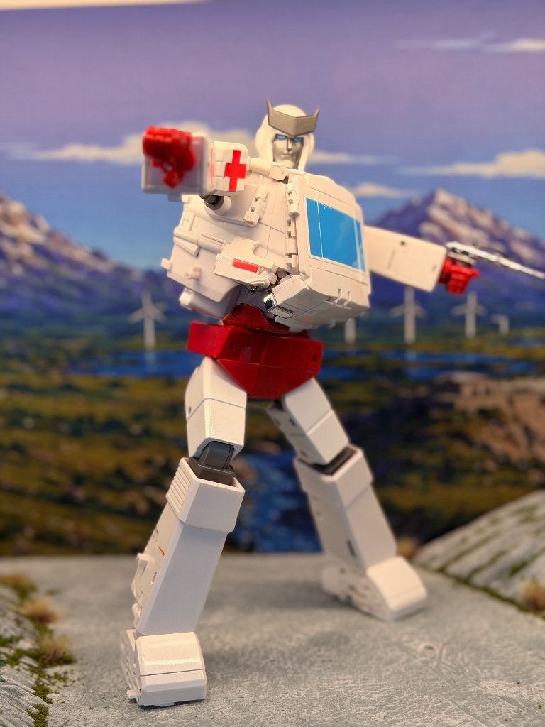 X-Transbots Ratliff (MP Ratchet), Verzamelen, Transformers, G1, Ophalen of Verzenden, Zo goed als nieuw, Autobots