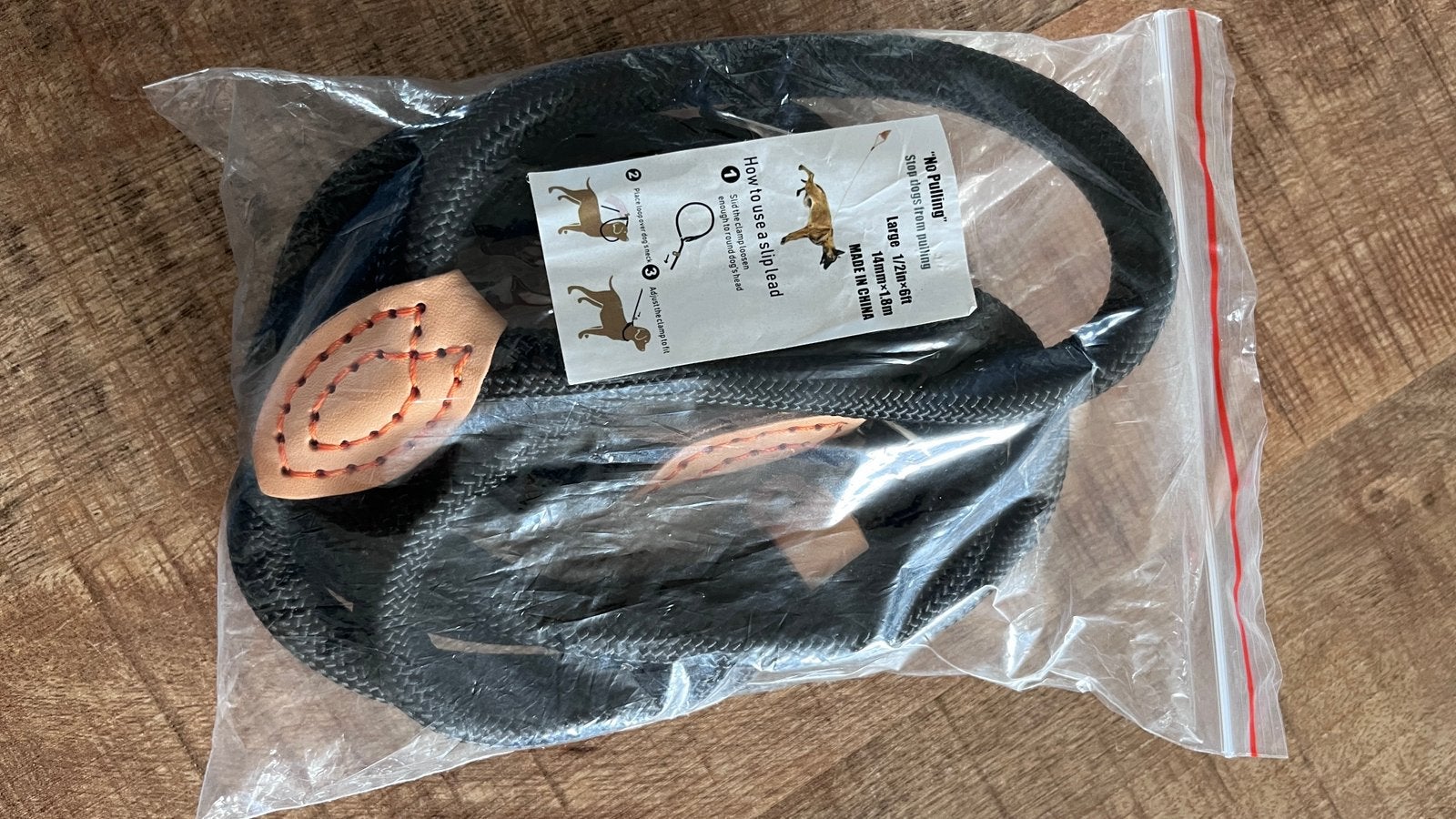 Nieuwe Jacht of Sliplijn 1,80 zwart, Dieren en Toebehoren, Verzenden, Nieuw