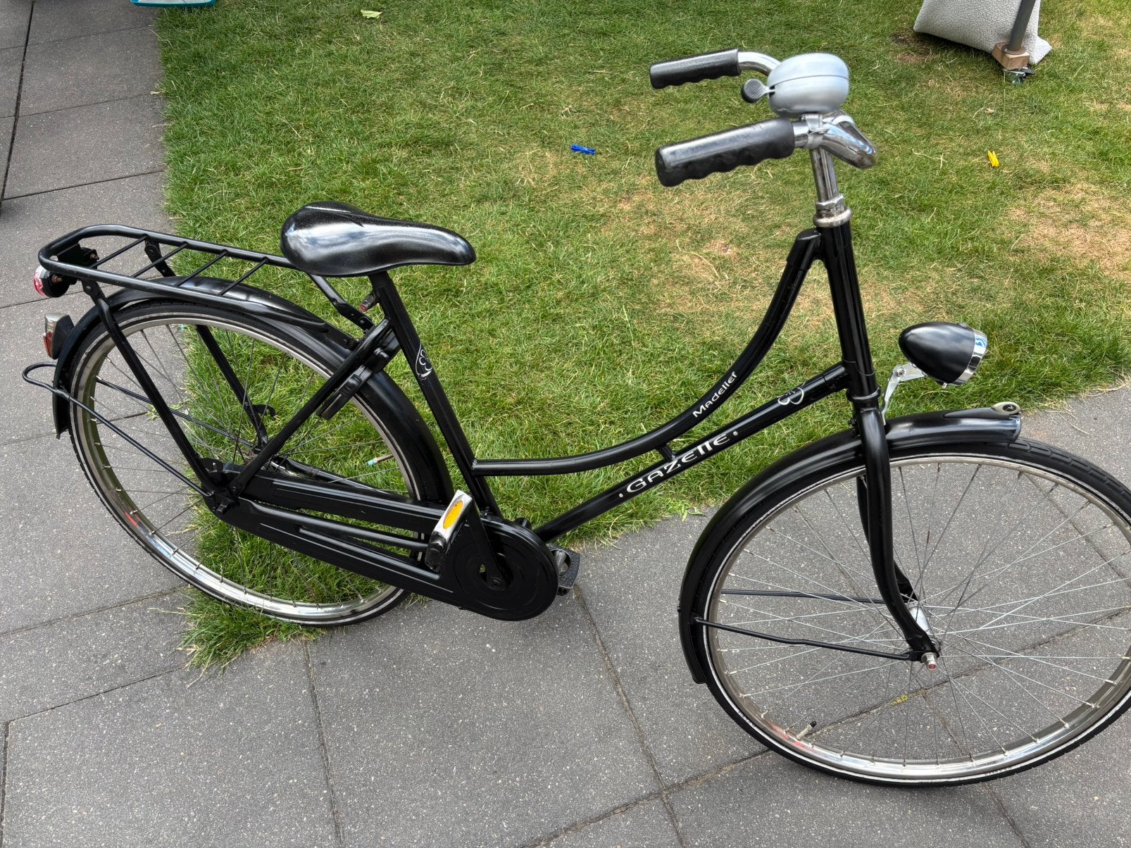 26” Gazelle Madelief meisjes fiets zwart, Fietsen en Brommers, Fietsen | Meisjes, Ophalen, Gebruikt, 26 inch of meer