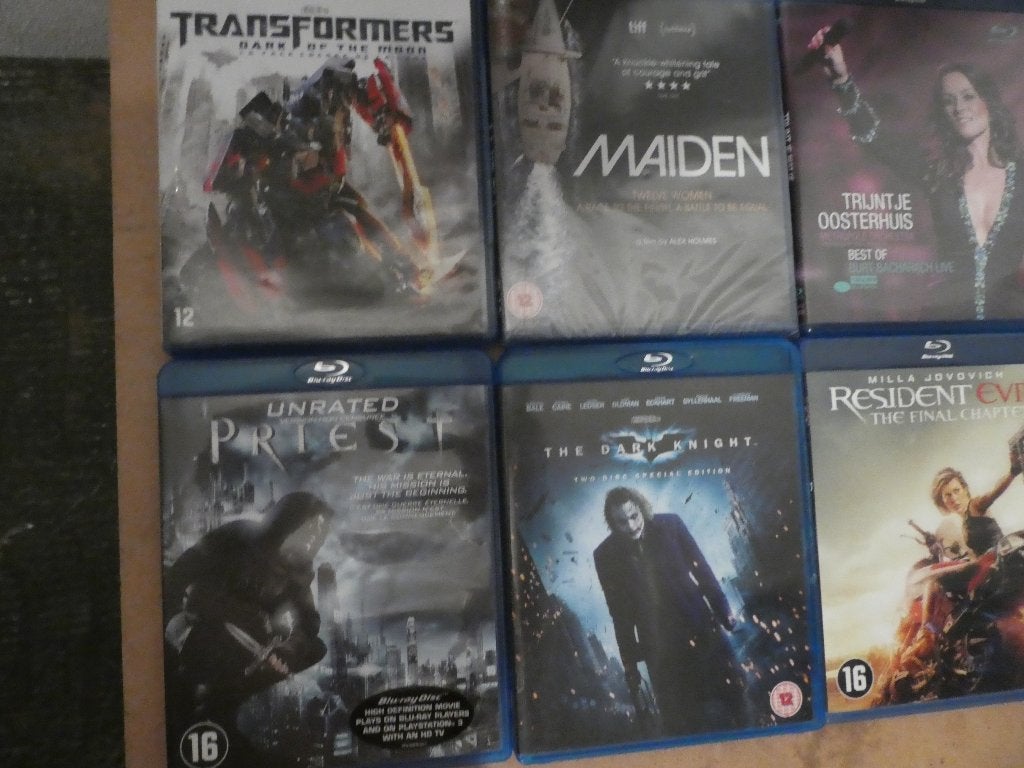 diverse blu ray 9 x, Ophalen of Verzenden, Zo goed als nieuw