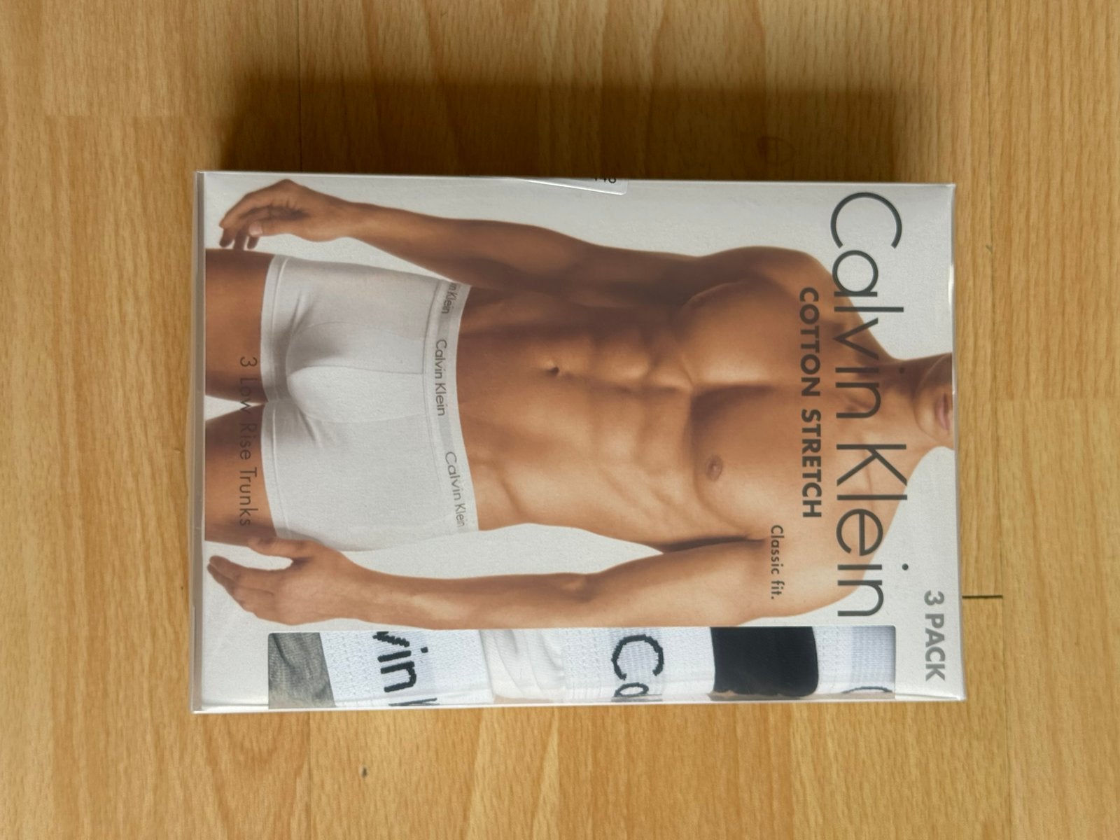 Calvin Klein 3 Low Rise Trunks L wit, zwart, grijs, Ophalen of Verzenden, Wit, Boxer