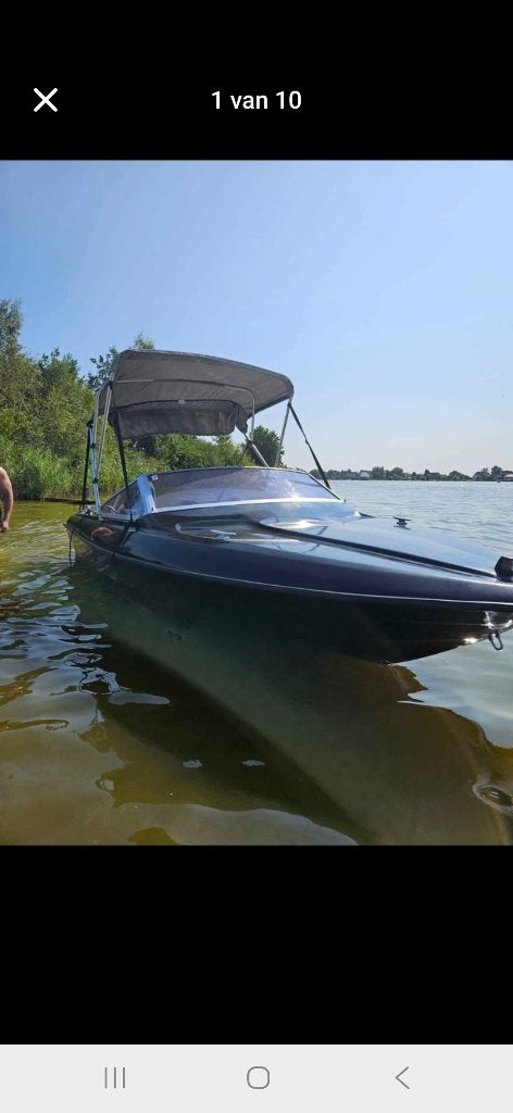 Fletcher speedboot met 20pk + zgan trailer, Ophalen, Gebruikt, Minder dan 70 pk, Elektrische start