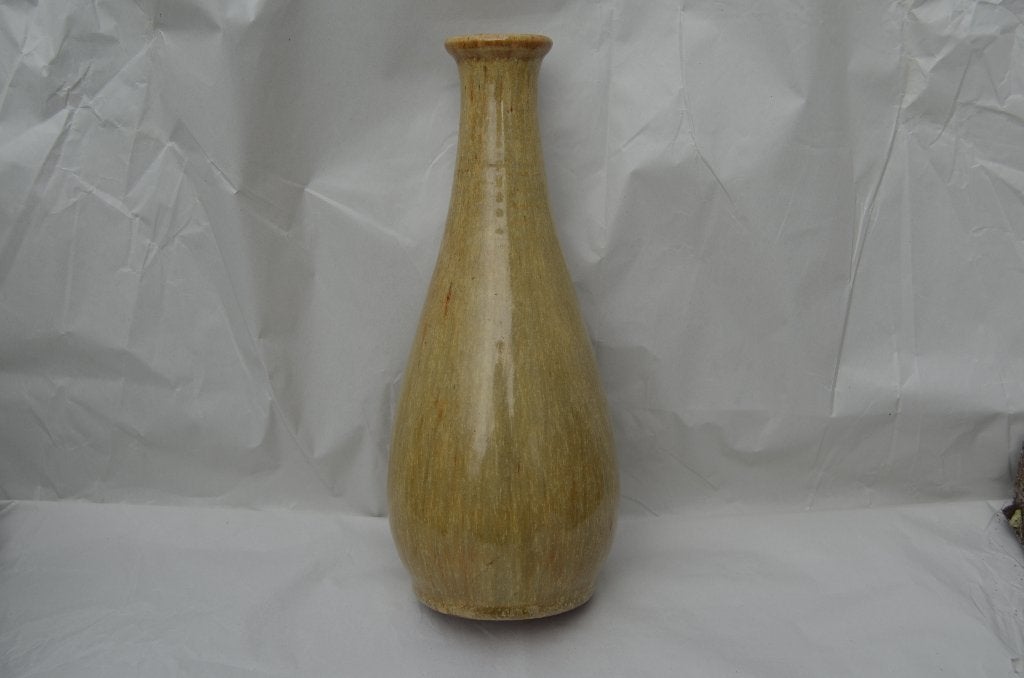 Fraaie fles/vaas Keramiek gesigneerd/gemerkt W.C. Brouwer, Ophalen of Verzenden