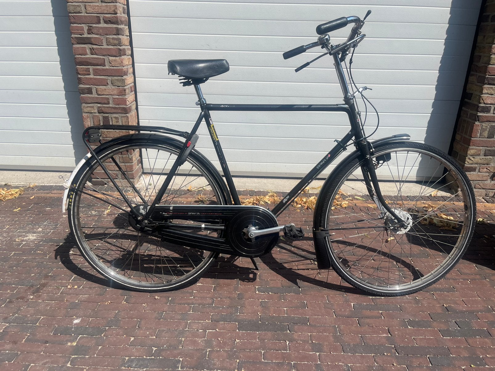 Mooie, originele Sparta (opa)-herenfiets met stangremmen, Fietsen en Brommers, Fietsen | Oldtimers, 55 tot 59 cm, Ophalen, Trommelrem